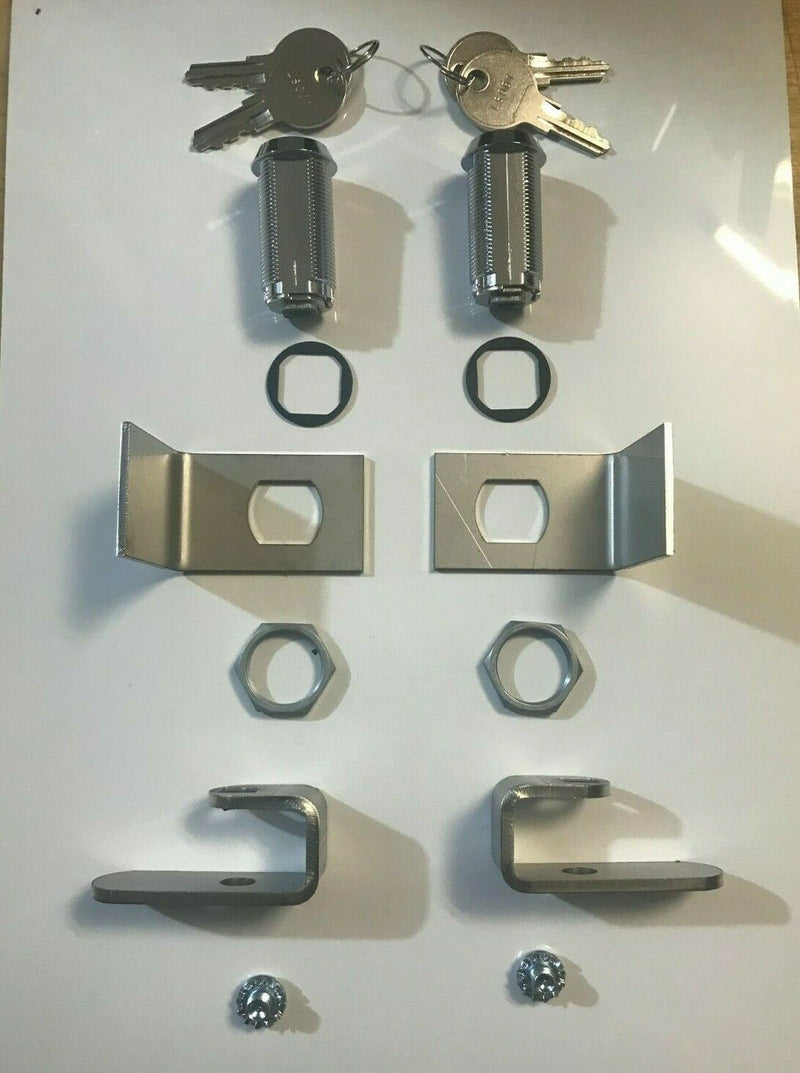 Toyota Long Ute Lid Locks EGR Plastic Lids SET-C Replacement Barrels Keys Strikers L-Lock Support Plates
