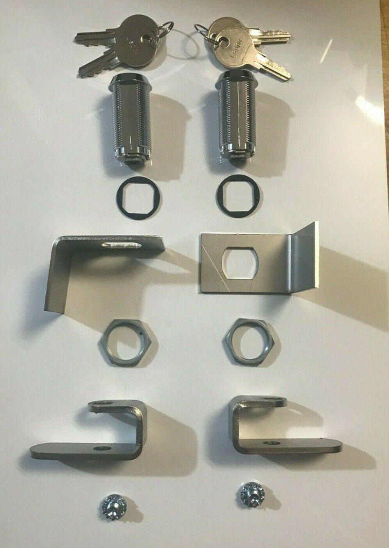 Toyota Long Ute Lid Locks EGR Plastic Lids SET-C Replacement Barrels Keys Strikers L-Lock Support Plates